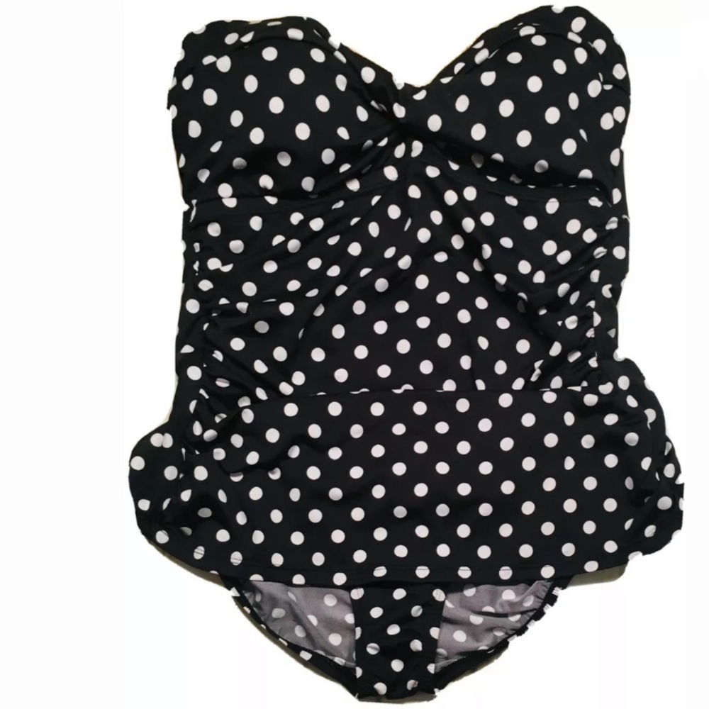 Merona Strapless One Piece Tankini Swimsuit MEDIUM